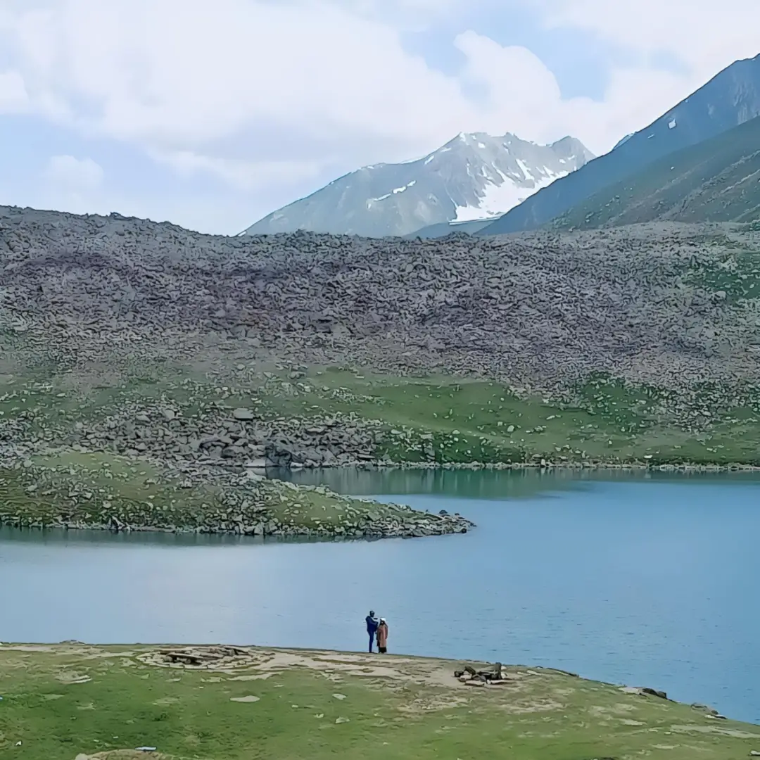 Romantic couple enjoying nature